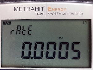 Image: Multimeter sample time