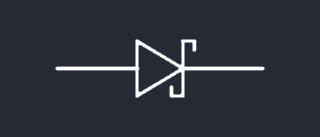 Schottky diode electronics symbol