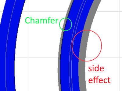 Image: Chamfer issue on narrow slots