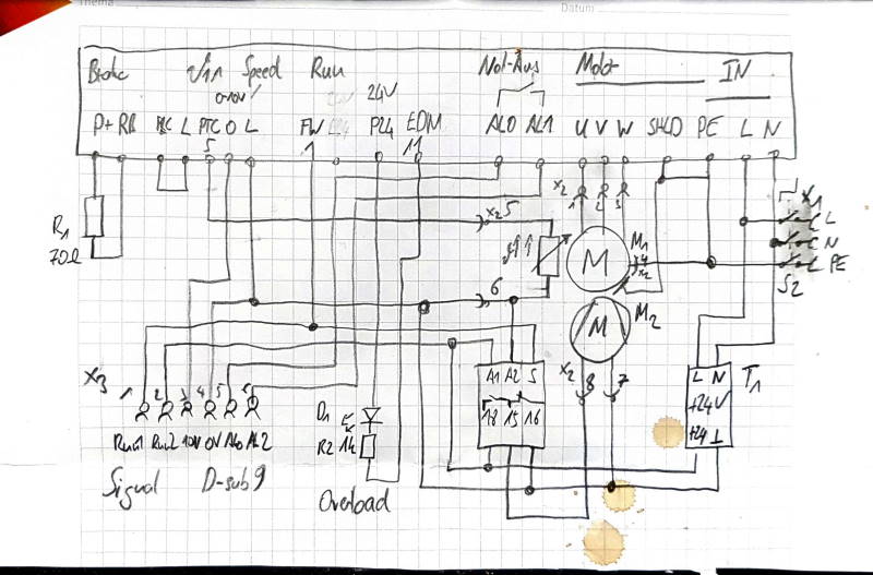 Image: VFD subsystem circuit diagram